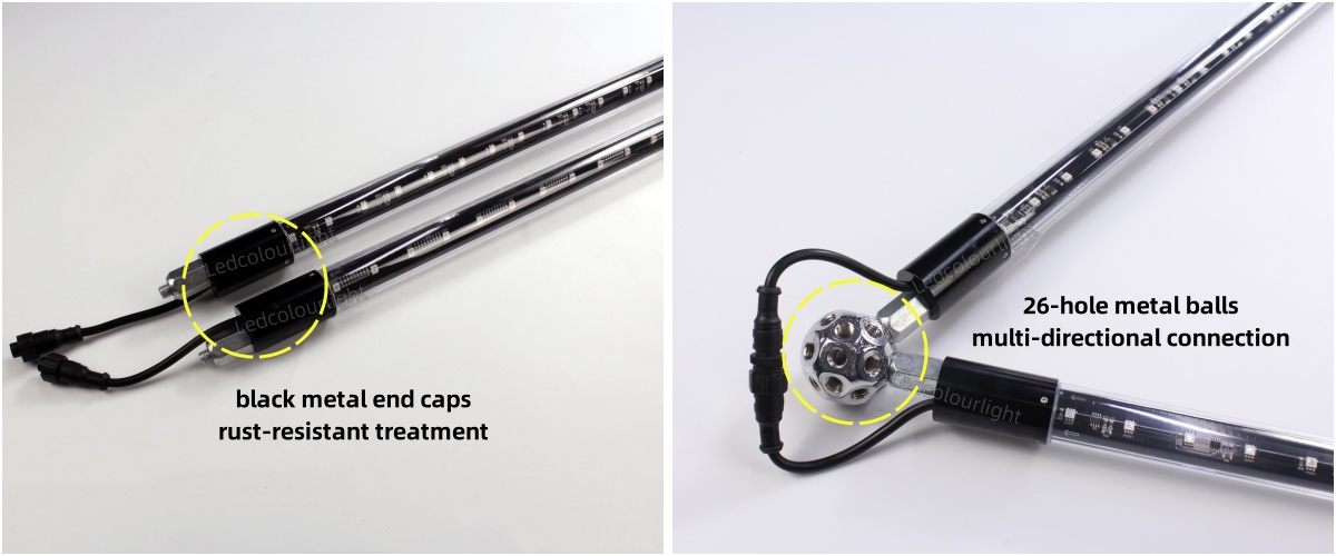 30mm led meteor tube