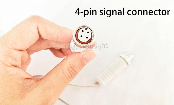 IP65 4-pin connector for led mesh curtain