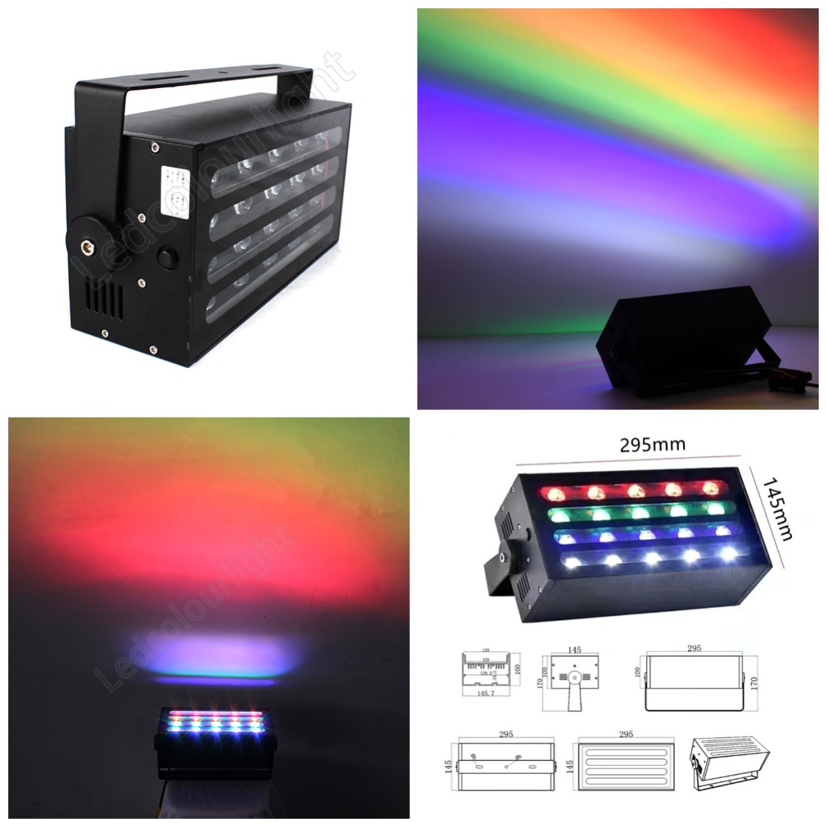 colored flood lights