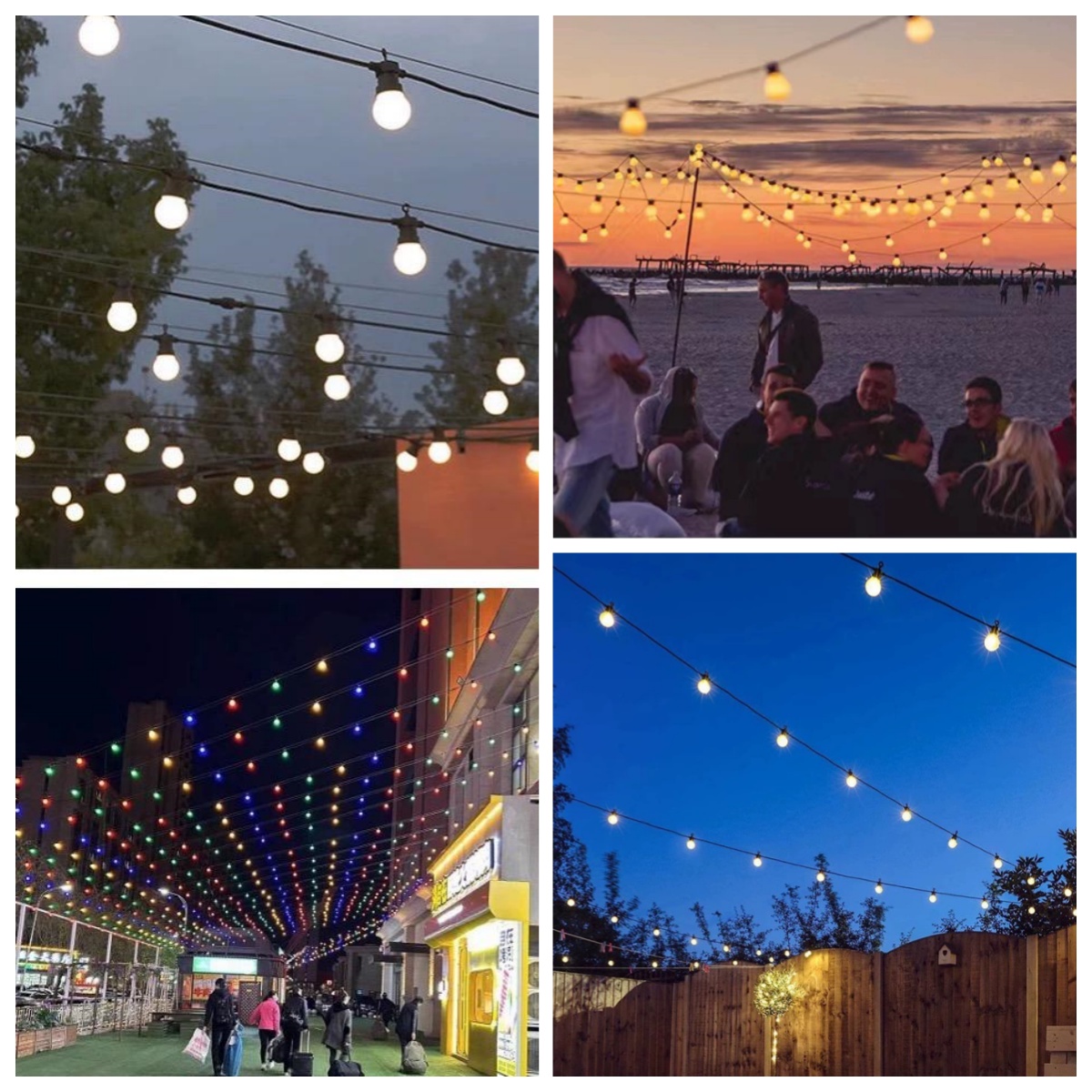 outdoor string bulbs