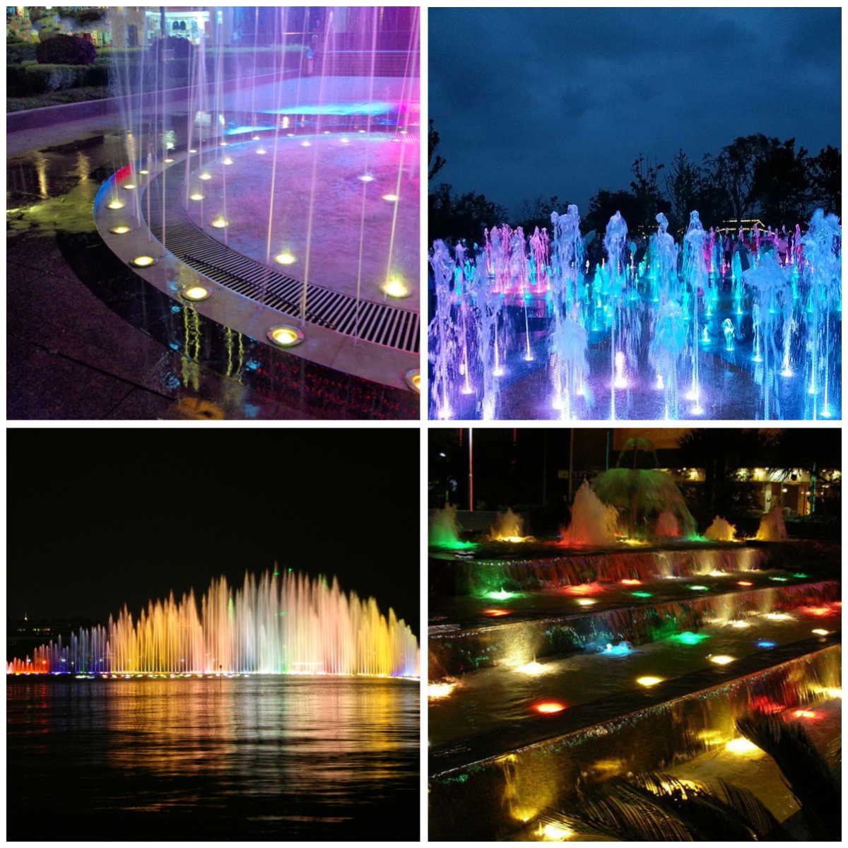 led fountain light