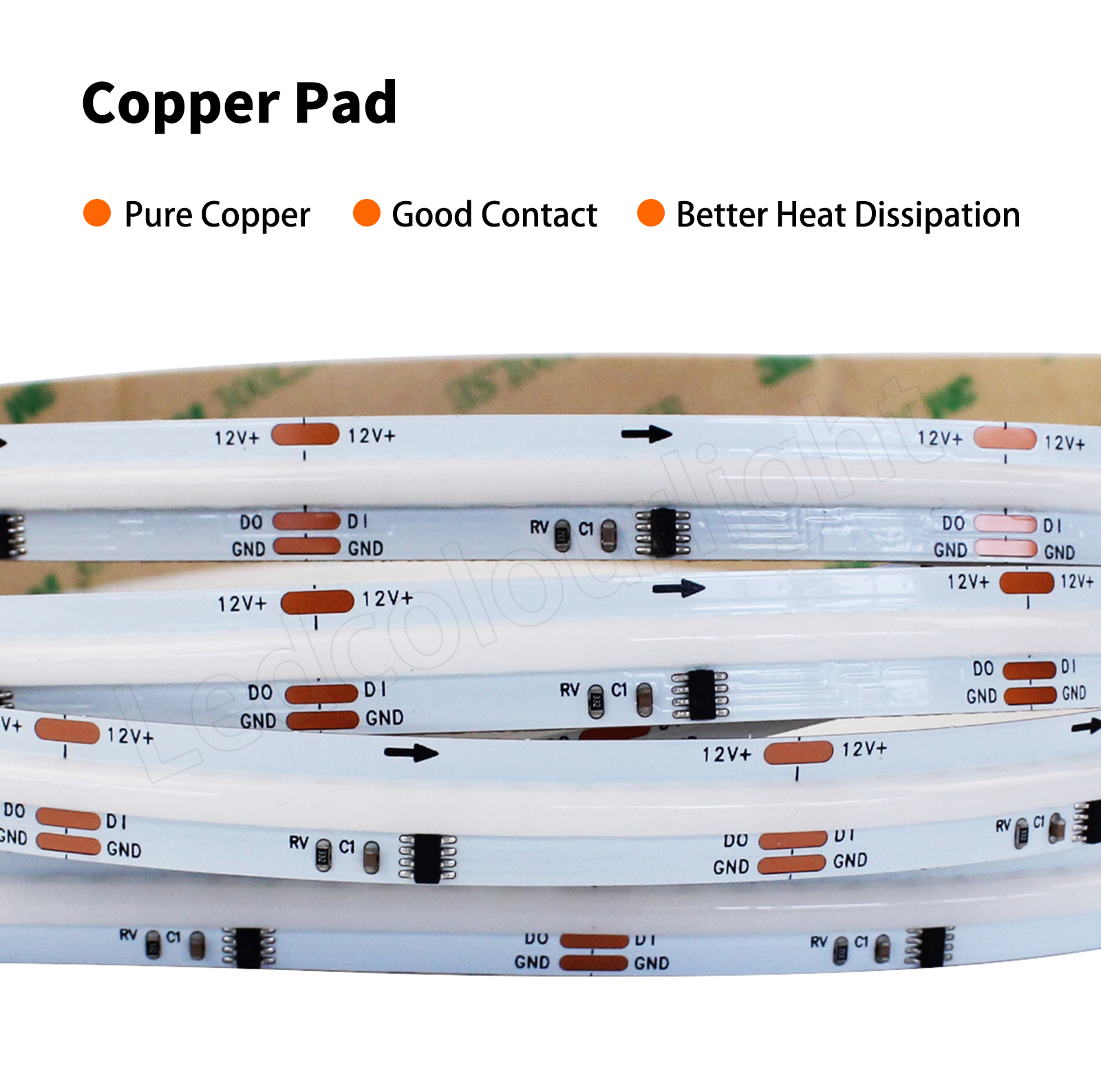 addressable cob led strip
