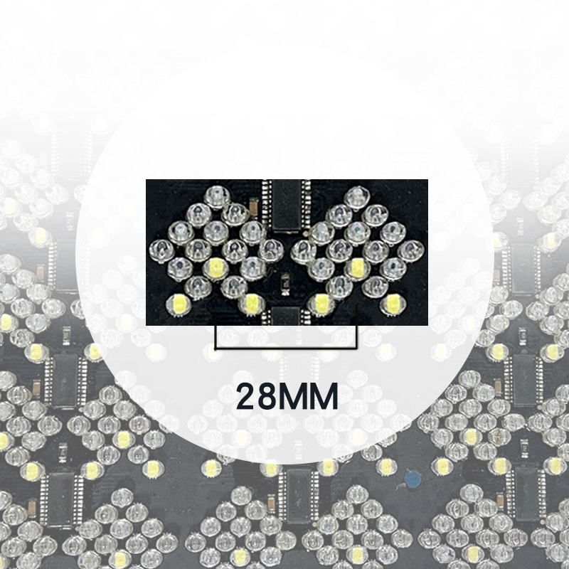 Five color full matrix LED display