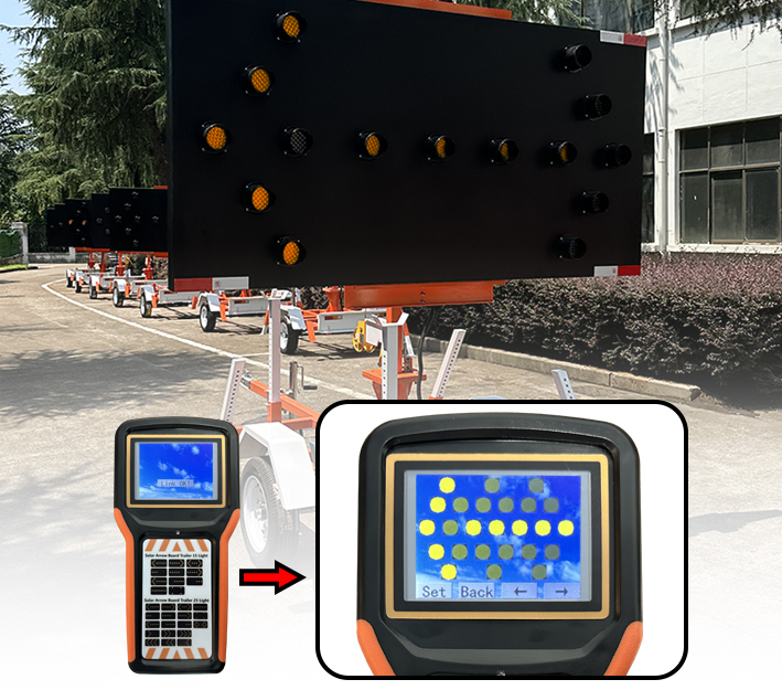 vertical mast arrow boards
