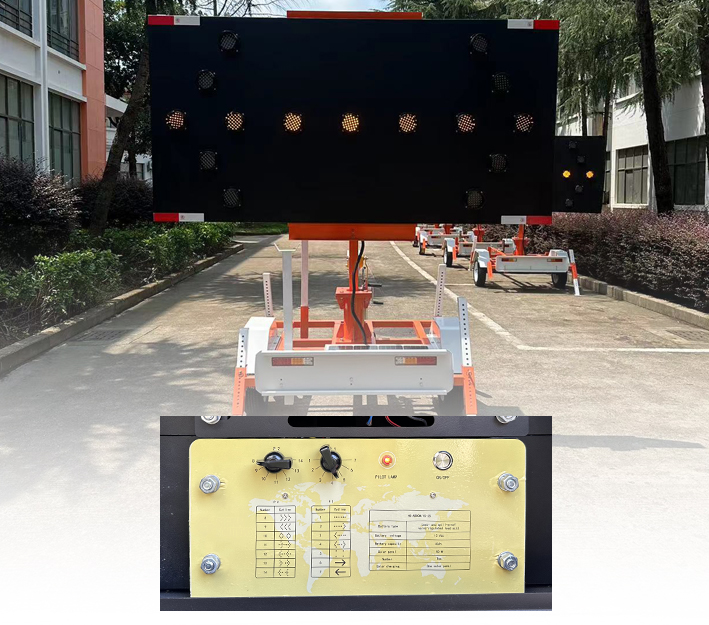 Solar Arrow Board Trailer