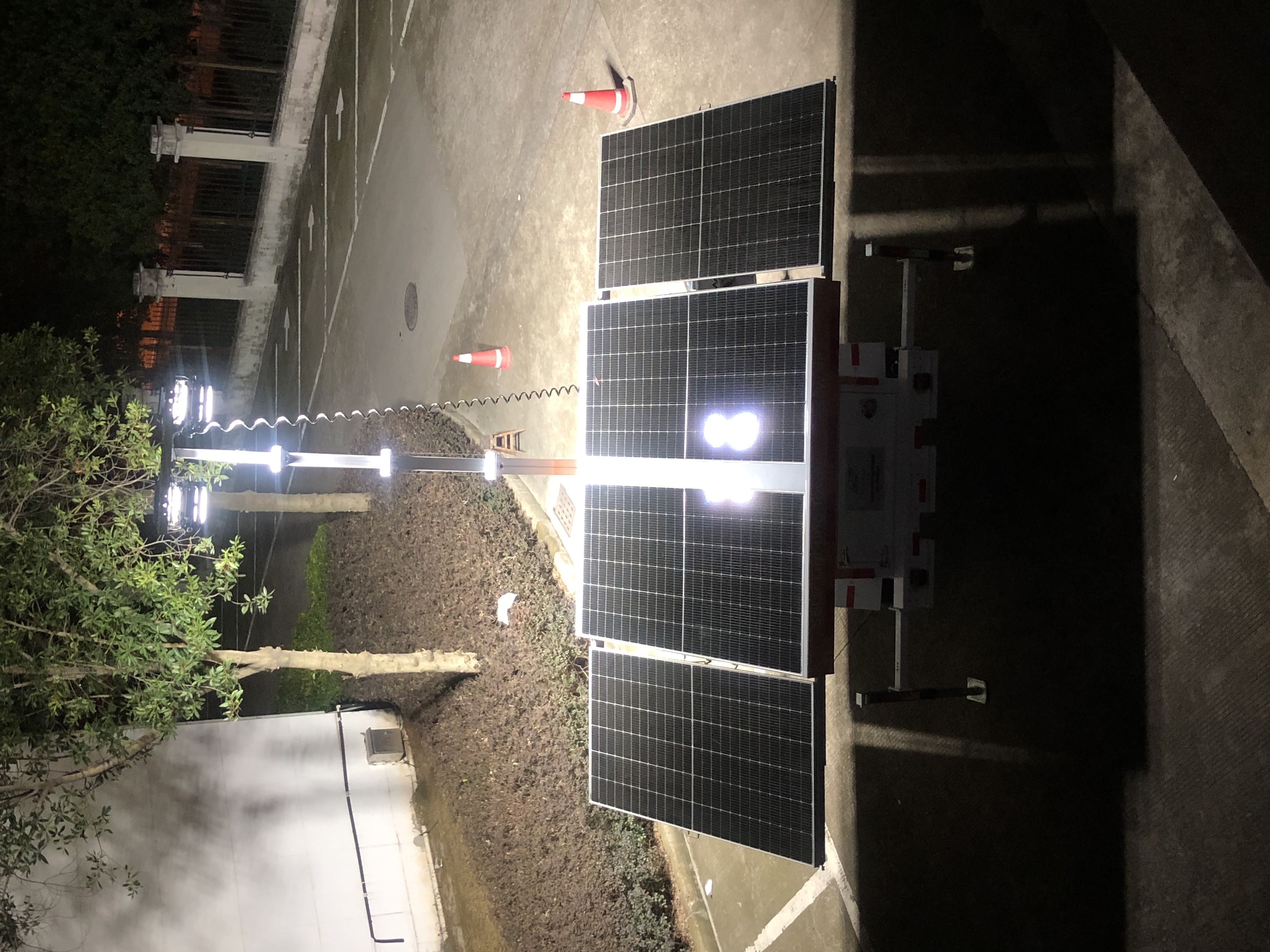 Solar Power light tower