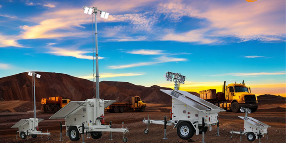 Mobile Solar Light Tower