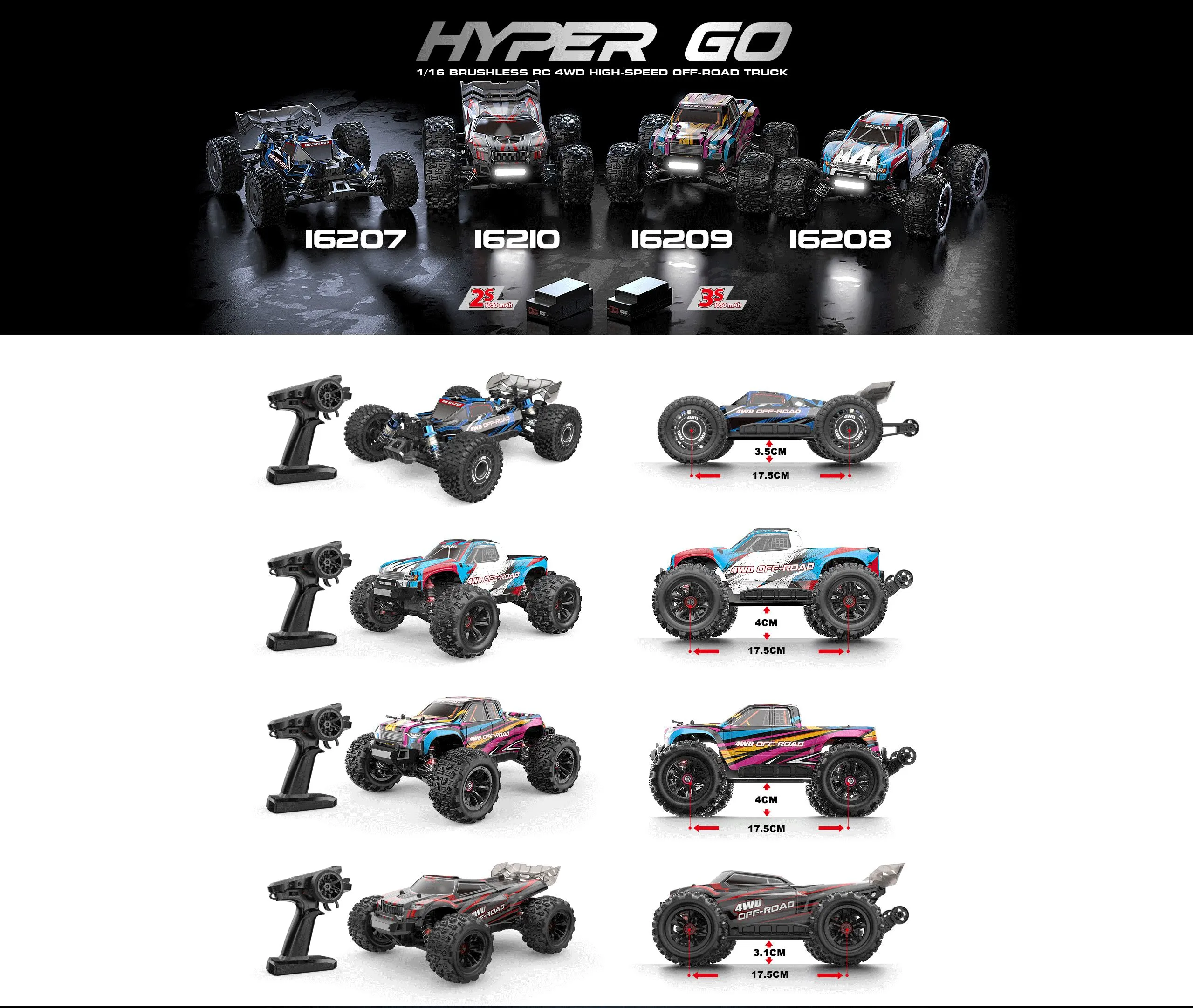 1/16 remote control Car