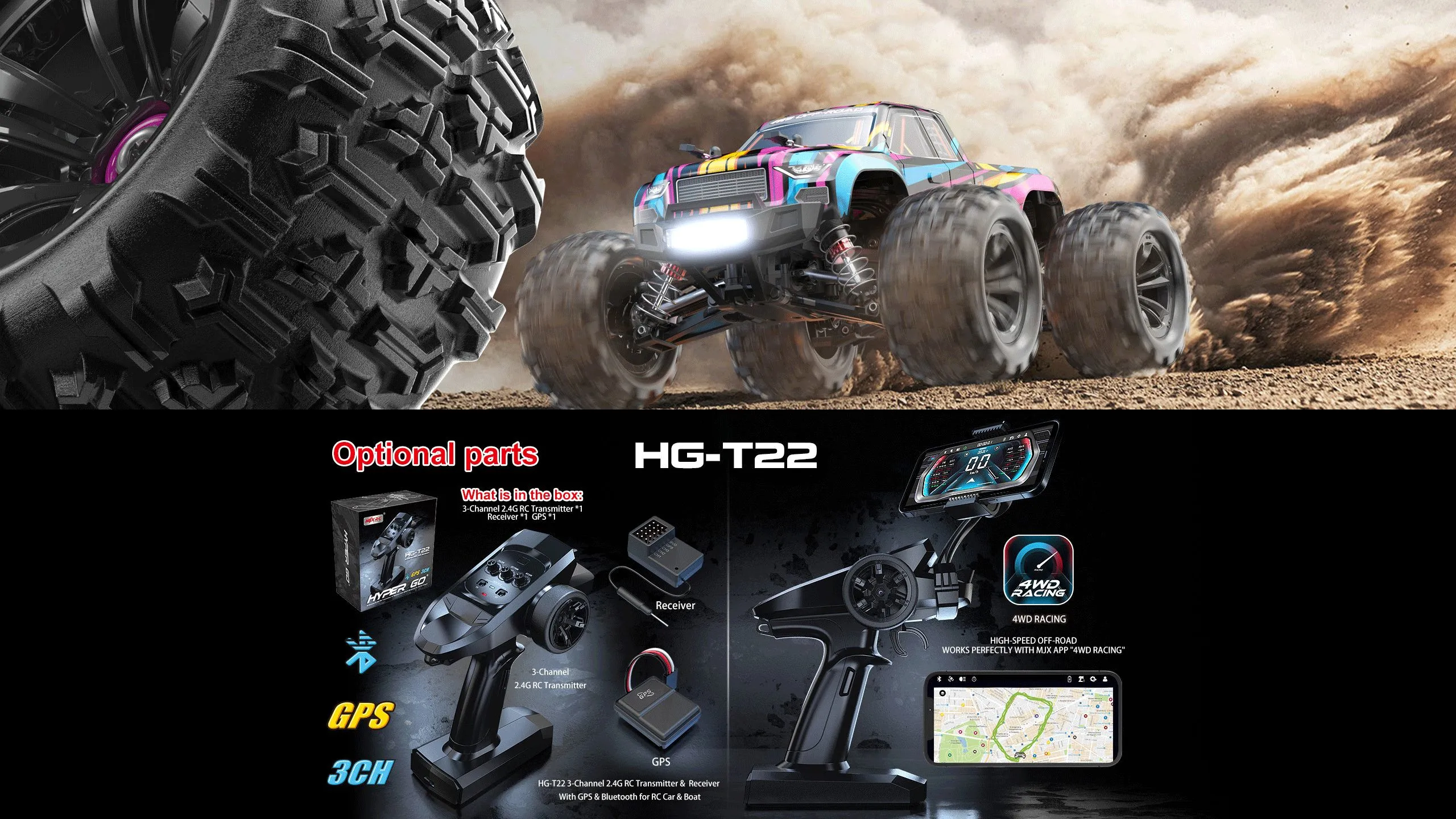 1/16 remote control Car