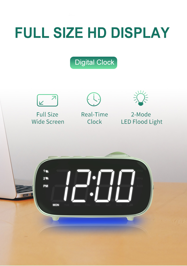 digital alarm clock radio manufacturer