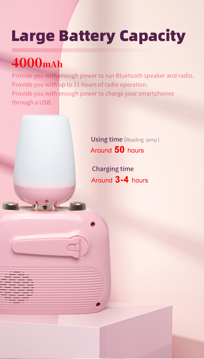 4000mAh large capacity battery