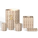 Gold Colour Soap Dispenser Sets Resin Home Accessories Toothbrush Holder