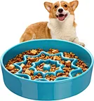 Slow Feeding Ceramic Dog Bowl