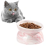 Custom Color Elevated Cat Bowls Ceramic Bowls Raised Feeder for Pet