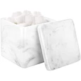 Q-Tip Cotton Holder Canister Jar Bathroom Bedreeom Resin Jar