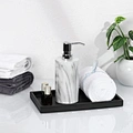 topper Matte Black Towel tray storage soap dish decorative Serving Tray Decorative Tray
