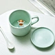 Animal Inside Celadon Ceramic Mug