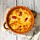 Cooking cake dinner banquet daily use round white baking dish lasagna pans ceramic bakeware set