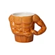 Creative coffee mug 3D personalized body shape porcelain muscle mug cup
