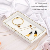 gold rim tray
