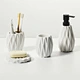 Resin Refillable Shampoo Sets Bathroom Accessories Soap Dispenser