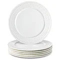 Customized Nordic White Dishes Ceramic Dishes & Plates White Steak Plate Salad Dish