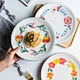 Ceramic Serving Bowl ceramic bowl ceramic baking bowl bowls for kitchen ceramic Color Enamel Tableware Dinnerware set