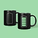 color changing black coffee mug