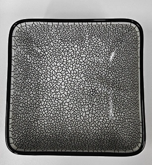 Cracked Glaze Ceramic Bowl