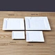Square Ceramic Dinner Plate Sets