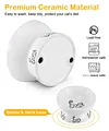 8oz Raised Cat Food Bowl Ceramic Cat Bowl Porcelain Elevated Slanted Pet Feeder Bowls