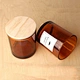 Candle Jars With Bamboo Lid