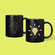 color changing black coffee mug
