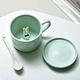 Animal Inside Celadon Ceramic Mug