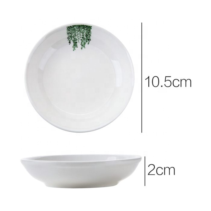Household Soy Saucer porcelain dishes manufacturer