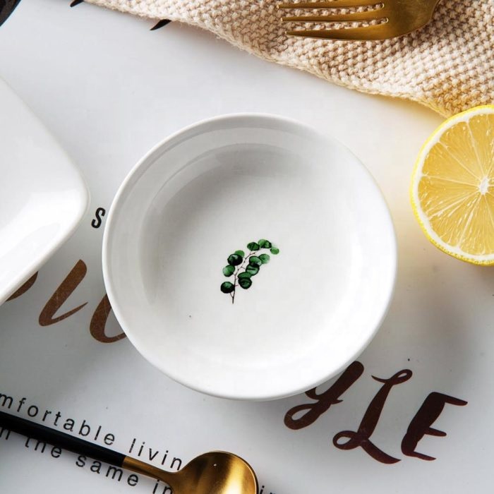 Household Soy Saucer porcelain dishes manufacturer