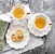 Golden Painted Porcelain Mug Set Bone China Ceramic Tea Cup Set British Tea Cup