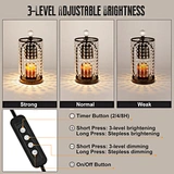 Candle Warmer Lamp 
Candle Lamp Warmer Crystal Wax Melt Warmer with 2 Bulbs
Electric Candle Warmer with Candle Melter