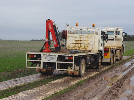 Ground protection mats