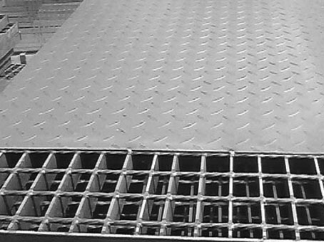 composite steel grid plate