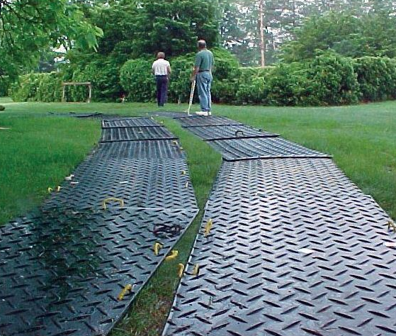 Ground protection mats