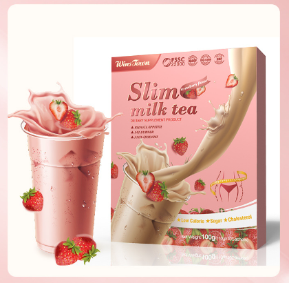 Winstown Slim milk Tea(Strawberry)