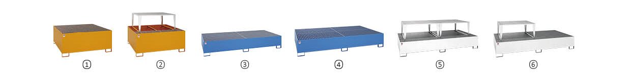 steel spill pallet for IBC tank size information