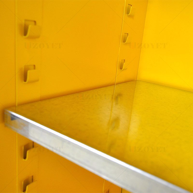 Safety cabinet Galvanized steel shelves