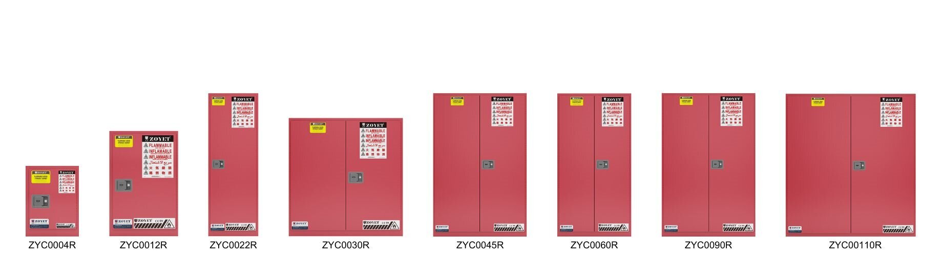 combustible safety cabinet from 4gallon to 110gallon