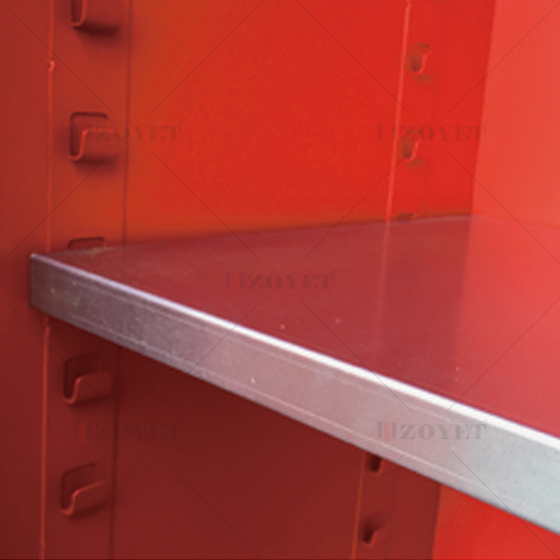Safety cabinet Galvanized steel shelves