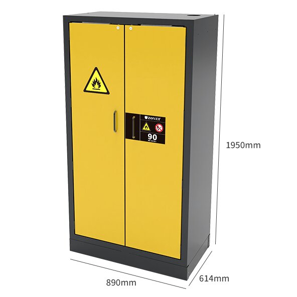 90minutes safety cabinet with shelf type and drawer type