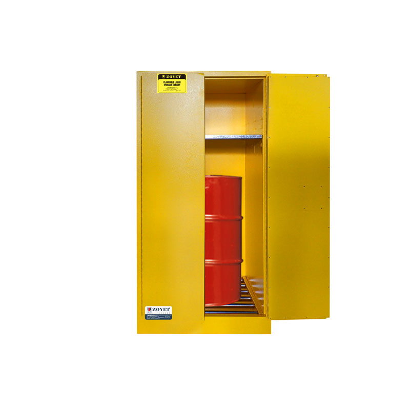 Drum storage cabinet