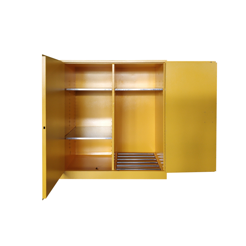 Drum storage cabinet