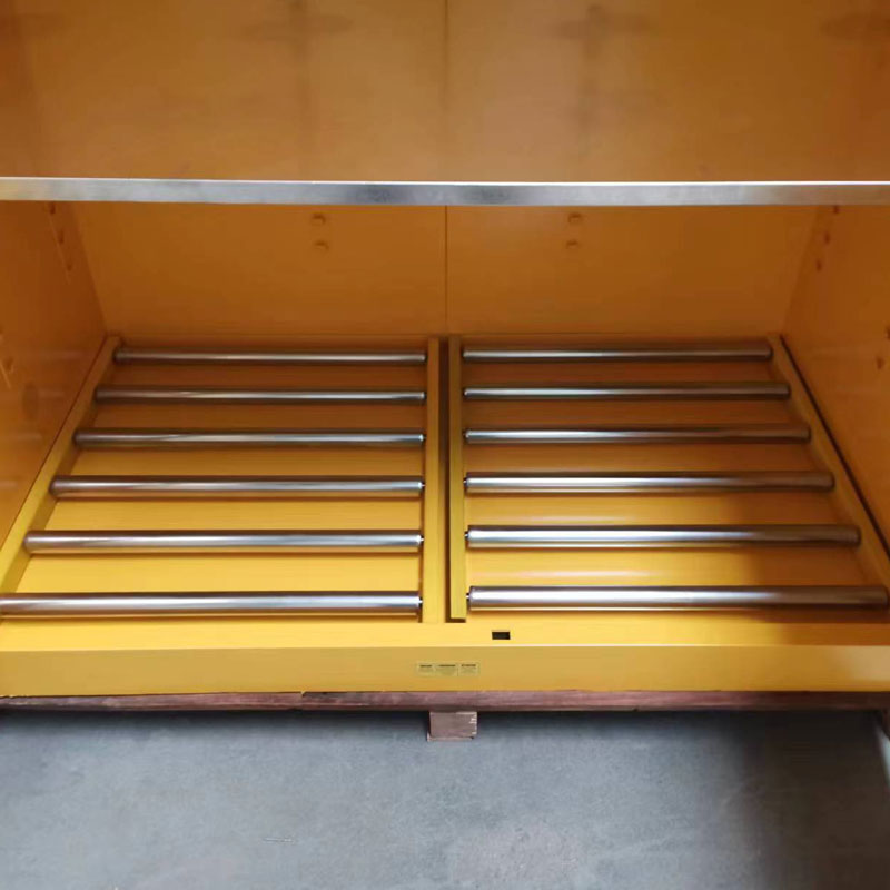 drum storage cabinet with roller